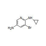 3-Bromo-N2-cyclopropylpyridine-2,5-diamine