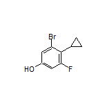 3-Bromo-4-cyclopropyl-5-fluorophenol