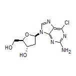 2-Amino-6-chloro-9-(2-deoxy-beta-D-ribofuranosyl)purine