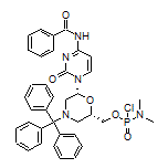 [(2S,6R)-6-(4-Benzamido-2-oxopyrimidin-1(2H)-yl)-4-tritylmorpholin-2-yl]methyl Dimethylphosphoramidochloridate