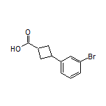3-(3-Bromophenyl)cyclobutanecarboxylic Acid