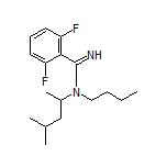 N-Butyl-2,6-difluoro-N-(4-methylpentan-2-yl)benzimidamide
