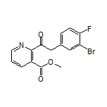 Methyl 2-[2-(3-Bromo-4-fluorophenyl)acetyl]nicotinate