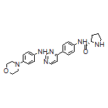 (S)-N-[4-[2-[(4-Morpholinophenyl)amino]pyrimidin-4-yl]phenyl]pyrrolidine-2-carboxamide