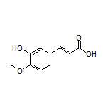 (E)-3-(3-Hydroxy-4-methoxyphenyl)acrylic Acid