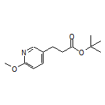tert-Butyl 3-(6-Methoxypyridin-3-yl)propanoate