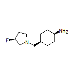 cis-4-[[(S)-3-Fluoropyrrolidin-1-yl]methyl]cyclohexanamine