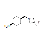 cis-4-[(3-Fluoro-3-methylazetidin-1-yl)methyl]cyclohexanamine