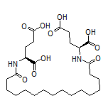 (2S,2’S)-2,2’-[Hexadecanedioylbis(azanediyl)]dipentanedioic Acid