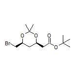 tert-Butyl (4R,6S)-6-(Bromomethyl)-2,2-dimethyl-1,3-dioxane-4-acetate