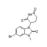 3-(5-Bromo-3-methyl-2-oxo-2,3-dihydro-1-benzimidazolyl)piperidine-2,6-dione