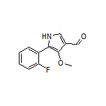 5-(2-Fluorophenyl)-4-methoxypyrrole-3-carbaldehyde