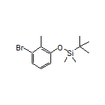 (3-Bromo-2-methylphenoxy)(tert-butyl)dimethylsilane