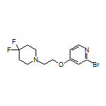 2-Bromo-4-[2-(4,4-difluoro-1-piperidyl)ethoxy]pyridine