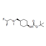 cis-N-Boc-4-[[(2,2-difluoroethyl)(methyl)amino]methyl]cyclohexanamine