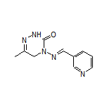 (E)-6-Methyl-4-[(3-pyridylmethylene)amino]-4,5-dihydro-1,2,4-triazin-3(2H)-one