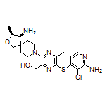 [6-[(2-Amino-3-chloro-4-pyridyl)thio]-3-[(3S,4S)-4-amino-3-methyl-2-oxa-8-azaspiro[4.5]decan-8-yl]-5-methyl-2-pyrazinyl]methanol