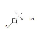 1-(Methylsulfonyl)-3-azetidinamine Hydrochloride