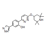 5-(4-Pyrazolyl)-2-[6-[(2,2,6,6-tetramethyl-4-piperidyl)oxy]-3-pyridazinyl]phenol