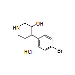 4-(4-Bromophenyl)-3-hydroxylpiperidine Hydrochloride