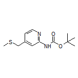 N-Boc-4-[(methylthio)methyl]pyridin-2-amine