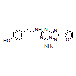 4-[2-[[7-Amino-2-(2-furyl)-[1,2,4]triazolo[1,5-a][1,3,5]triazin-5-yl]amino]ethyl]phenol