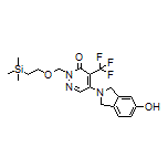 5-(5-Hydroxy-2-isoindolinyl)-4-(trifluoromethyl)-2-[[2-(trimethylsilyl)ethoxy]methyl]pyridazin-3(2H)-one