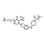 5-[5-[(1-Boc-4-piperidyl)oxy]-2-isoindolinyl]-4-(trifluoromethyl)-2-[[2-(trimethylsilyl)ethoxy]methyl]pyridazin-3(2H)-one