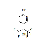 2-(6-Bromo-3-pyridyl)-1,1,1,3,3,3-hexafluoro-2-propanol