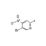 5-Bromo-2-iodo-4-nitropyridine