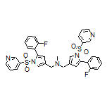 1-[5-(2-Fluorophenyl)-1-(3-pyridylsulfonyl)-3-pyrrolyl]-N-[[5-(2-fluorophenyl)-1-(3-pyridylsulfonyl)-3-pyrrolyl]methyl]-N-methylmethanamine