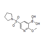 2-Methoxy-5-(1-pyrrolidinylsulfonyl)pyridine-3-boronic Acid