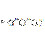N2-(6-Benzimidazolyl)-N4-(5-cyclopropyl-3-pyrazolyl)pyrimidine-2,4-diamine