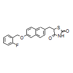 5-[[6-[(2-Fluorobenzyl)oxy]-2-naphthyl]methyl]thiazolidine-2,4-dione