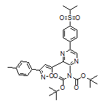 N,N-Di(Boc)-5-[4-(isopropylsulfonyl)phenyl]-3-[3-(4-methyl)phenyl-5-isoxazolyl]pyrazin-2-amine