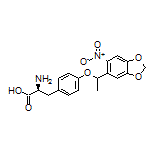 (2S)-2-Amino-3-[4-[1-(6-nitrobenzo[d][1,3]dioxol-5-yl)ethoxy]phenyl]propanoic Acid