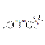 5-[3-(4-Fluorophenyl)ureido]-N,N,2-trimethylbenzenesulfonamide