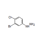 3-Bromo-4-chlorophenylhydrazine