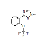 1-Methyl-3-[2-(trifluoromethoxy)phenyl]-1H-1,2,4-triazole