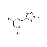 3-(3-Bromo-5-fluorophenyl)-1-methyl-1H-1,2,4-triazole