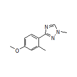 3-(4-Methoxy-2-methylphenyl)-1-methyl-1H-1,2,4-triazole3-(4-Methoxy-2-methylphenyl)-1-methyl-1H-1,2,4-triazole