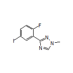 3-(2-Fluoro-5-iodophenyl)-1-methyl-1H-1,2,4-triazole