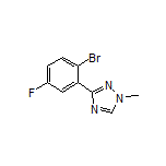 3-(2-Bromo-5-fluorophenyl)-1-methyl-1H-1,2,4-triazole