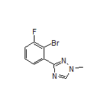 3-(2-Bromo-3-fluorophenyl)-1-methyl-1H-1,2,4-triazole