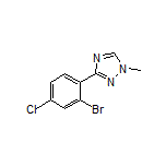 3-(2-Bromo-4-chlorophenyl)-1-methyl-1H-1,2,4-triazole