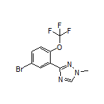 3-[5-Bromo-2-(trifluoromethoxy)phenyl]-1-methyl-1H-1,2,4-triazole