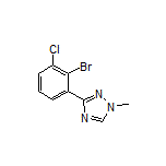 3-(2-Bromo-3-chlorophenyl)-1-methyl-1H-1,2,4-triazole
