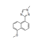3-(5-Methoxy-1-naphthyl)-1-methyl-1H-1,2,4-triazole