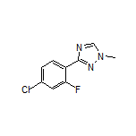 3-(4-Chloro-2-fluorophenyl)-1-methyl-1H-1,2,4-triazole