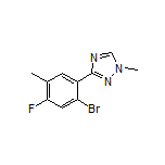 3-(2-Bromo-4-fluoro-5-methylphenyl)-1-methyl-1H-1,2,4-triazole